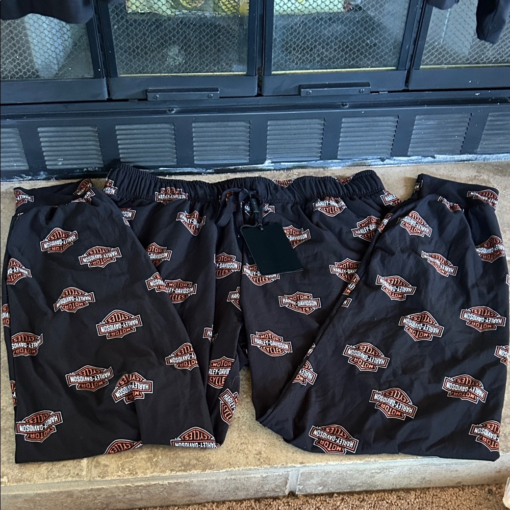 Harley-Davidson Black Long Sleeve Pajama Set - Picture 2 of 8